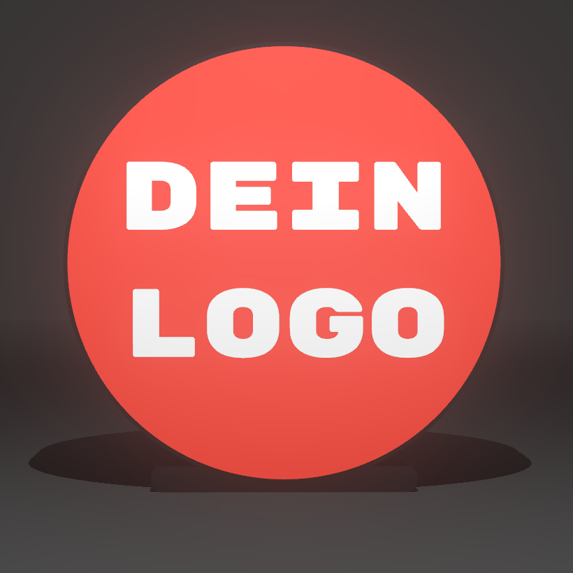 Individuelle Logo-Lampe