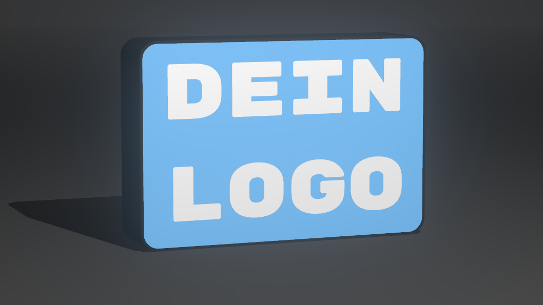 Individuelle Logo-Lampe