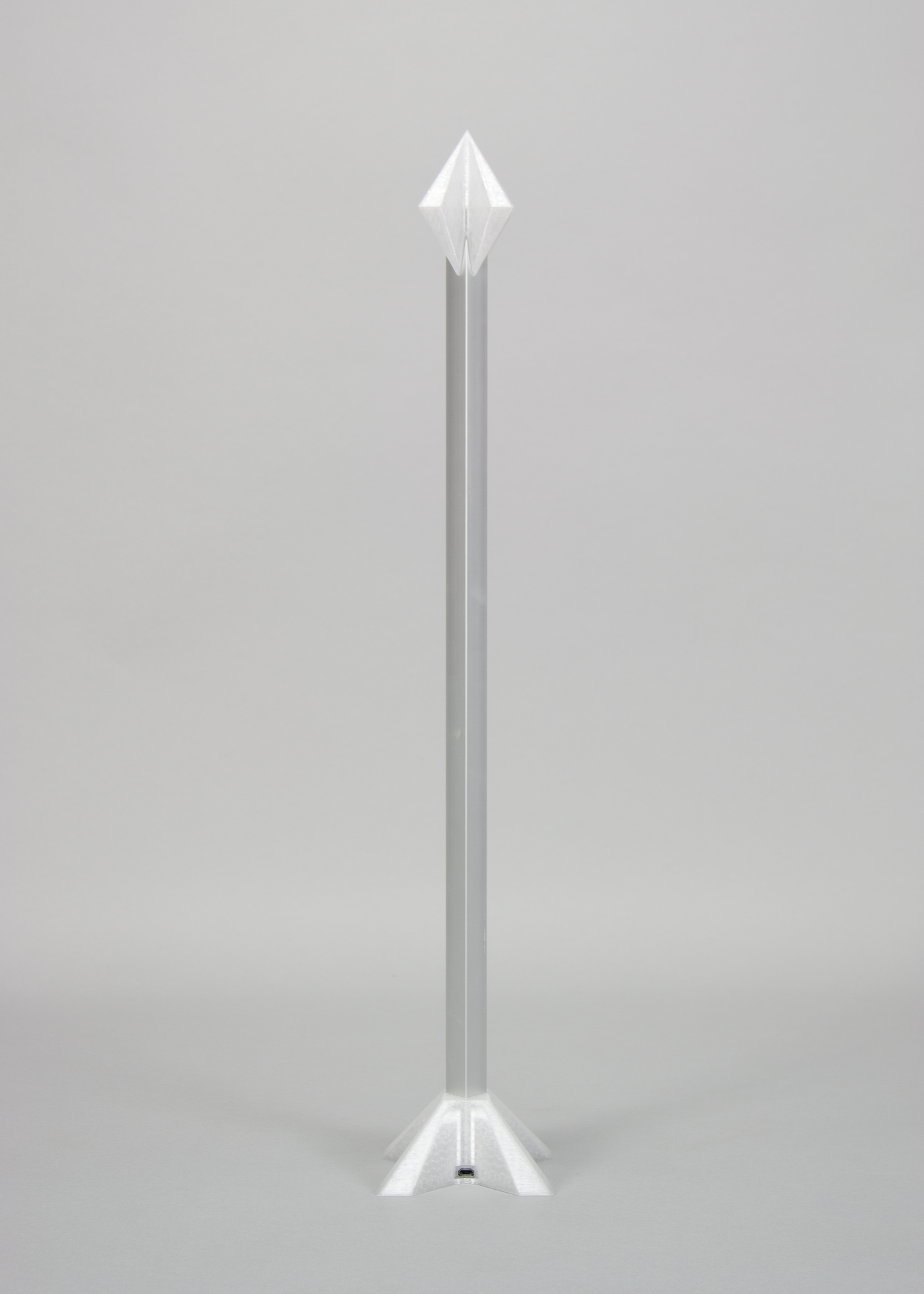 MATRIX WLED Tischlampe | Exklusive 3D Gedruckte Designlampe | PETG Translucent (Durchsichtig)