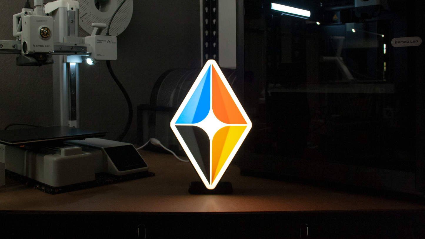 Individuelle Logo-Lampe