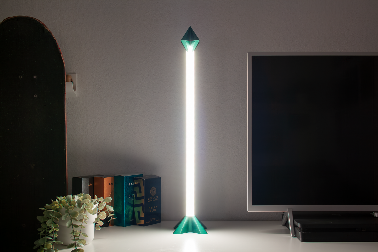 MATRIX WLED Tischlampe | Exklusive 3D Gedruckte Designlampe | PETG HF