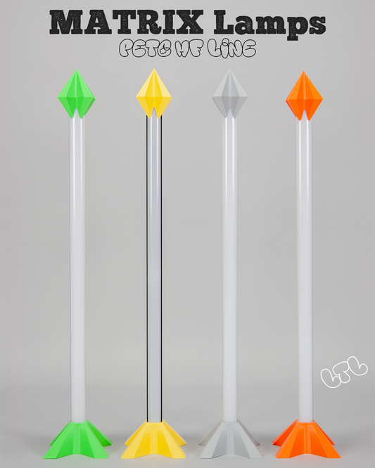 MATRIX WLED Tischlampe | Exklusive 3D Gedruckte Designlampe | PETG HF