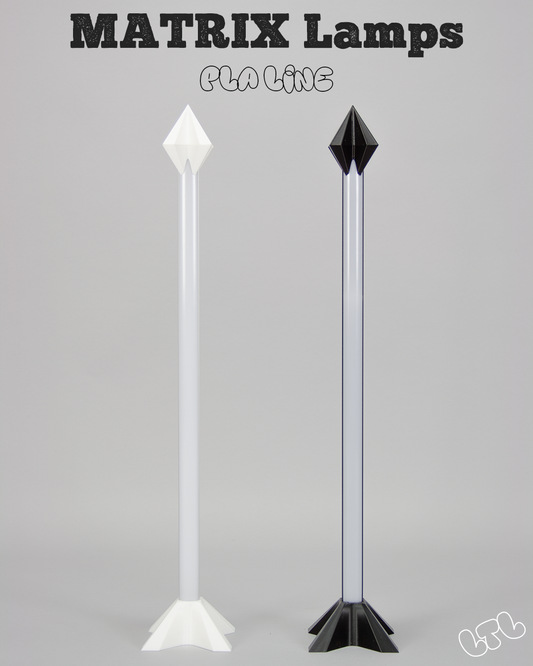 MATRIX WLED Tischlampe | Exklusive 3D Gedruckte Designlampe mit RGB Lichteffekten | PLA Line